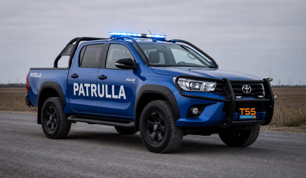 Camioneta de Fuerzas de Seguridad