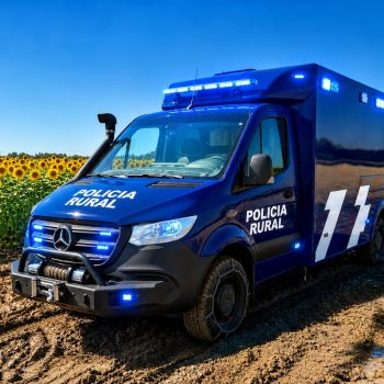 Camioneta de transporte policial para fuerzas de seguridad
