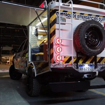 Camioneta de emergencias químicas