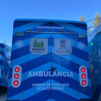 Ambulancia vista por fuera