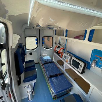 Interior de una ambulancia