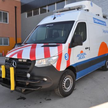 exterior camioneta de taller